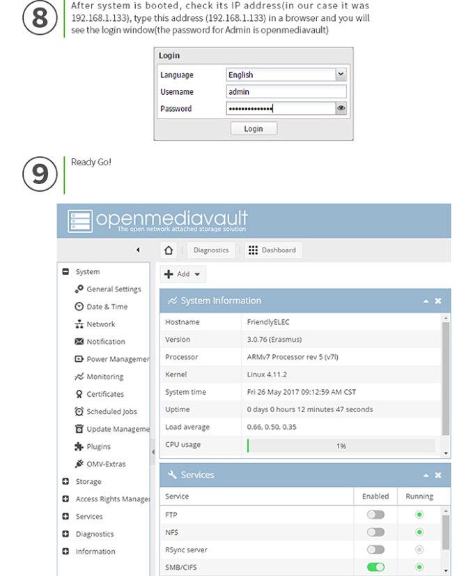 1-bay NAS Kit v1.2 pro NanoPi NEO&NEO2