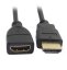 Prodlužovací kabel 0.5m HDMI - HDMI zástrčka