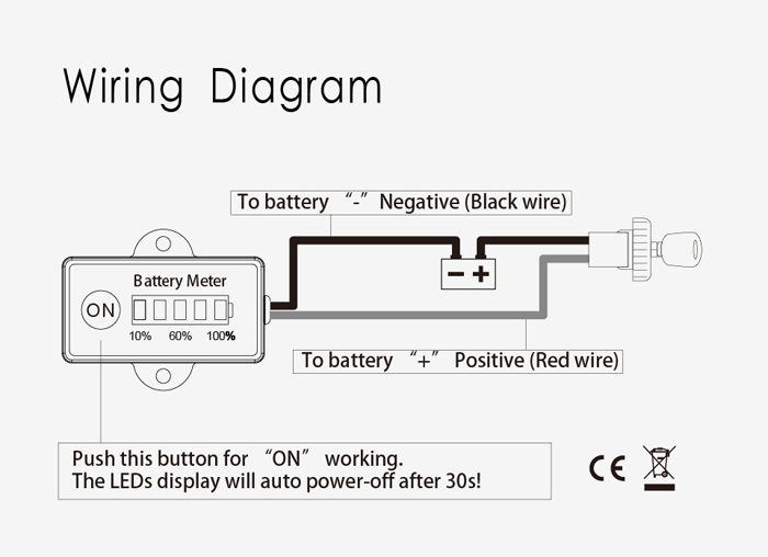 Digital Indicator of Lead Battery Status RL-BI005