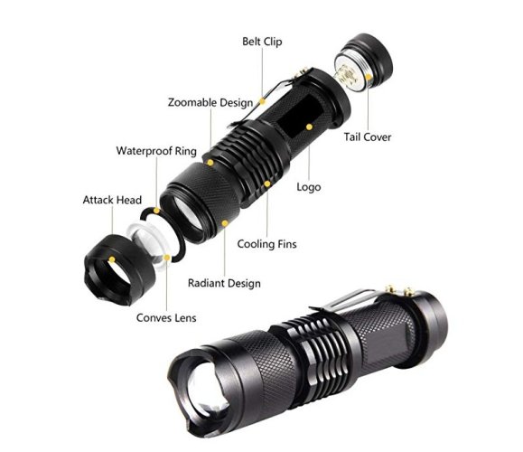 UltraFire CREE Q5 Svítilna