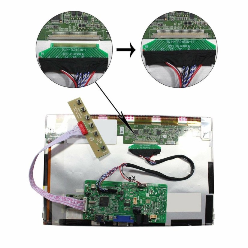 FI-NXB40SL-HF10 1ch LVDS Kabel 30cm, 6bit, 0.8mm Pitch