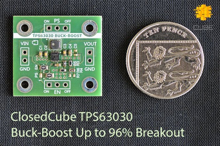 TPS63030 spínací Buck-Boost regulátor s až 96% účinností