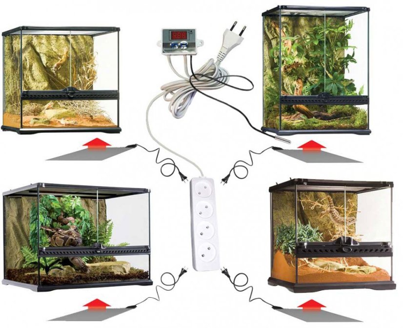 Elektronický termostat XH-W3001 -50 až 110°C pro topení a chlazení