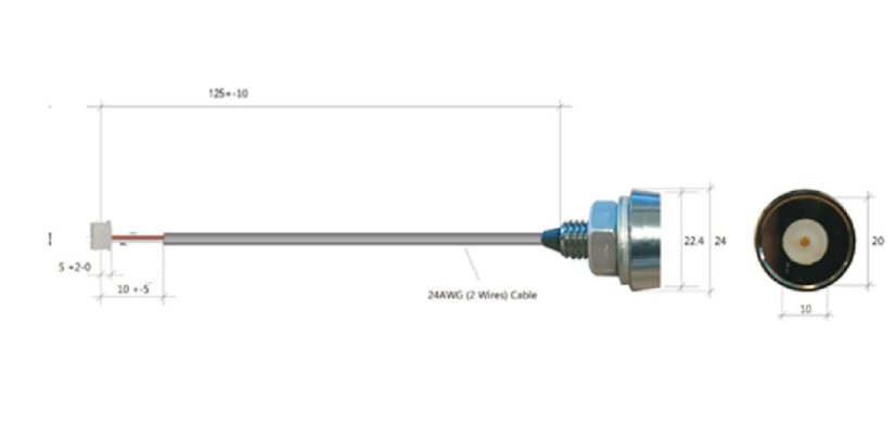 TMR-MM Magnetická čtečka iButton (sonda) na panel