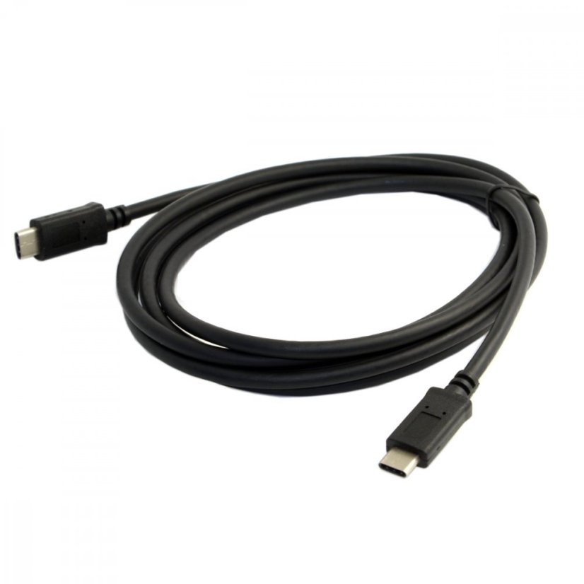 USB-C/USB-C cable UC-198-B, black, 3A, 1-3m