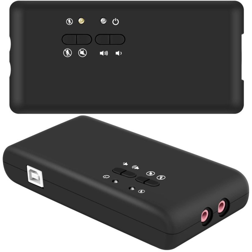 YEY 7.1 USB externí zvuková karta s 8CH DAC a 2CH ADC
