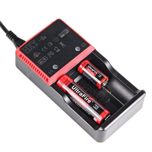 H2e Dvojitá nabíječka pro baterie 18650 3.6V/3.7V - rychlé nabíjení