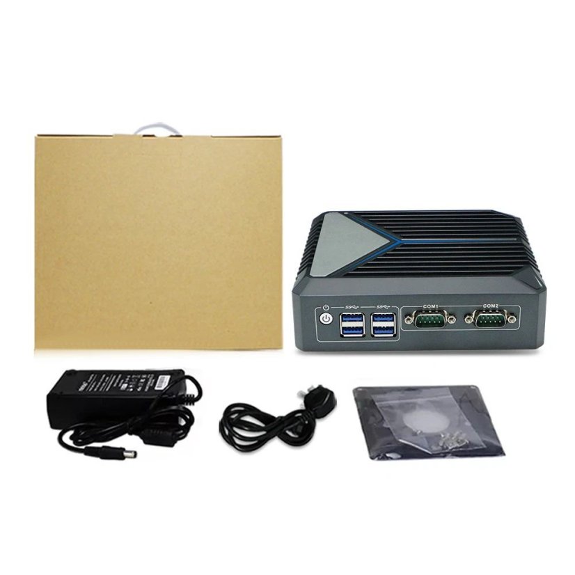 N1321 N100 Industrial Mini PC Fanless Barebone