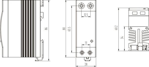 DC-DC Slim SSR DIN Relay