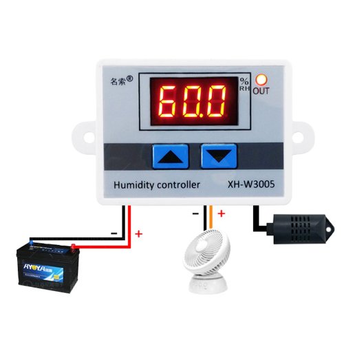 XH-W3005 Digitální regulátor vlhkosti
