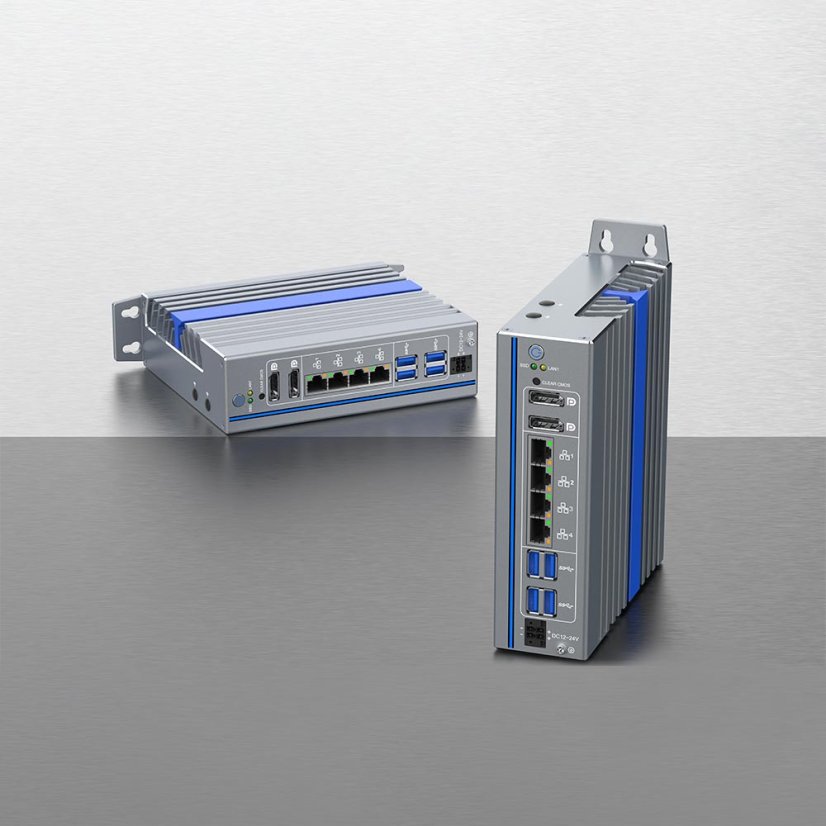 IEXP-512 Průmyslový počítač, 4× LAN, bezventilátorový
