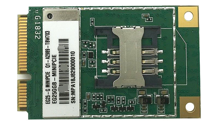 EG25-G MINIPCIE (EG25GFA-MINIPCIE) Mini PCIe LTE modem - Model: se slotem pro SIM kartu