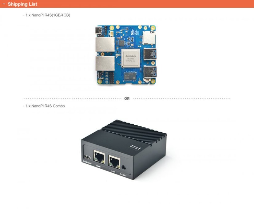 NanoPi R4S 4GB Mini-router