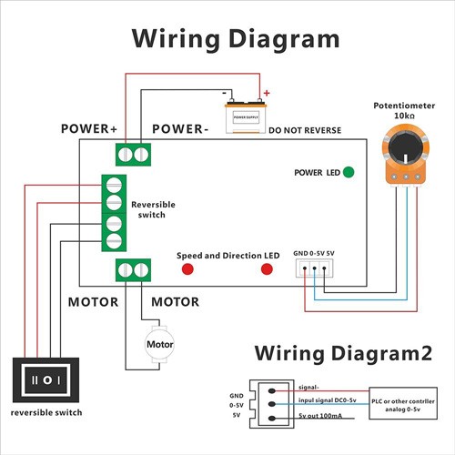 CCM6N PWM 6V-30V 6A Regulátor otáček pro DC motory