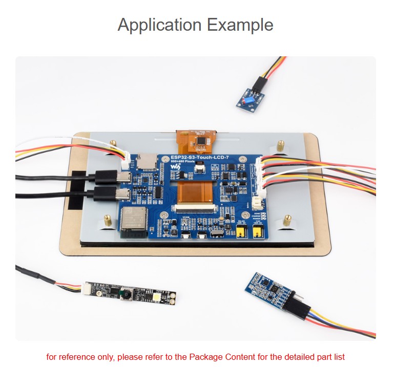 ESP32-S3 7" vývojová deska s displejem | WiFi, Bluetooth, dotyk