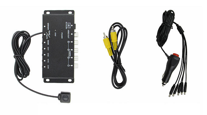 PLVSPLT41 4-kanálový video splitter do auta