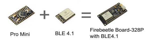 FireBeetle Deska s BLE4.1 -328P
