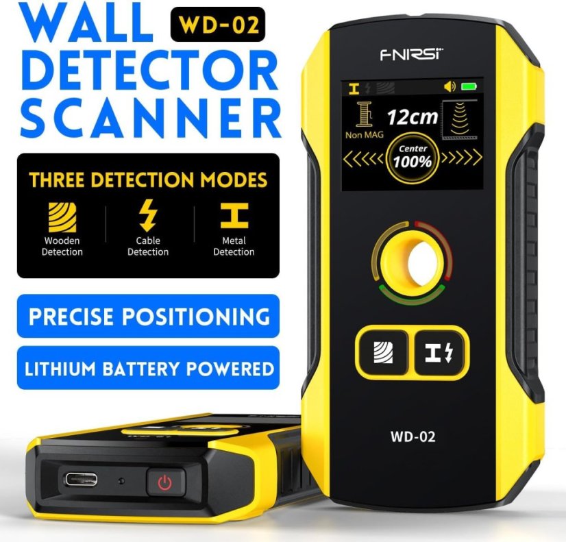 FNIRSI WD-02: Smart Wall and Metal Detector