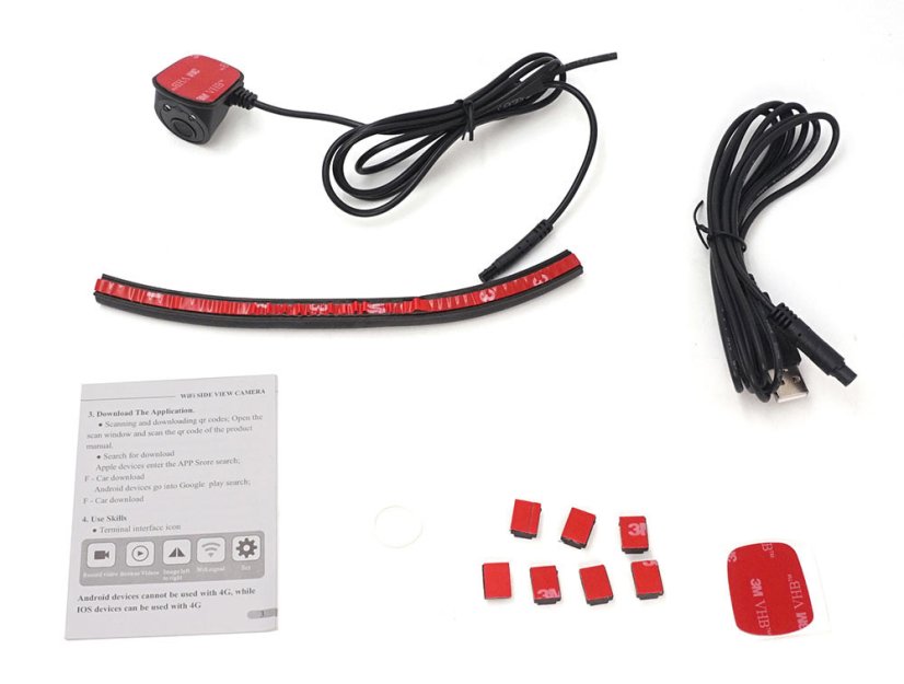 YC803 WiFi zadní parkovací kamera 720p s nočním viděním