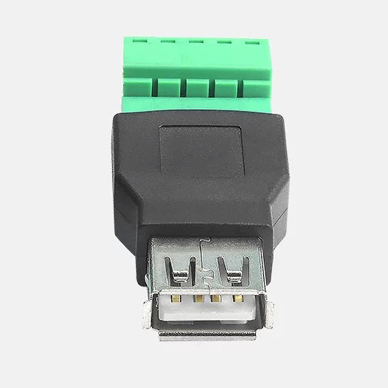 USB A to terminal block 5pin, screw terminal, adapter