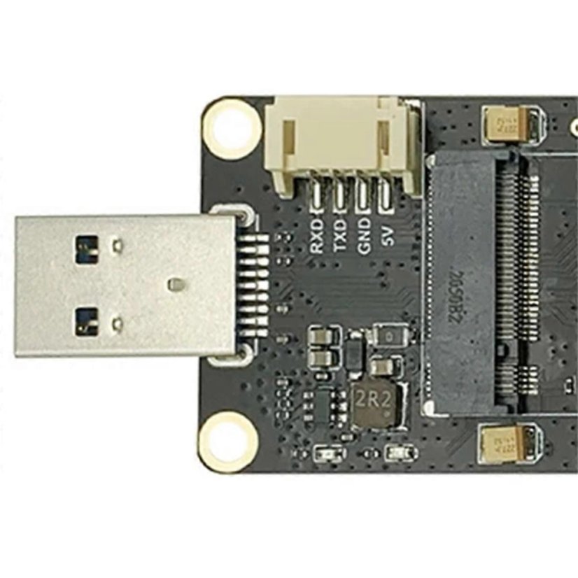 Adaptér M.2 na USB Dongle – podpora 5G/4G Quectel RM500Q EM12
