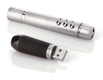 TB-06 2v1 laserové ukazovátko a USB IR dálkový ovladač