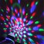 RGB LED Křišťálová koule ES-01 - Otočné Disco Světlo