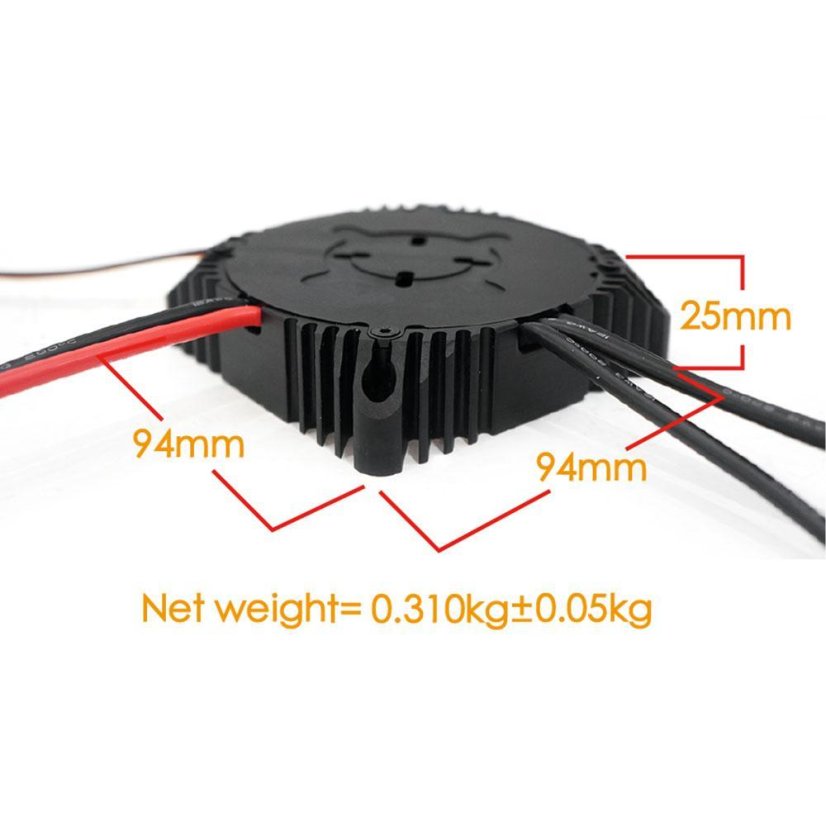 Regulátor VESC BLDC MTSPF7.5R 50A ESC v Alu boxu
