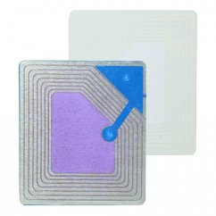 RF bezpečnostná etiketa proti krádeži, 4x4 cm, biela, 1000 ks
