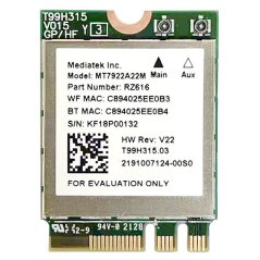 MediaTek MTK7922 M.2 WiFi 6E Card with Bluetooth 5.2