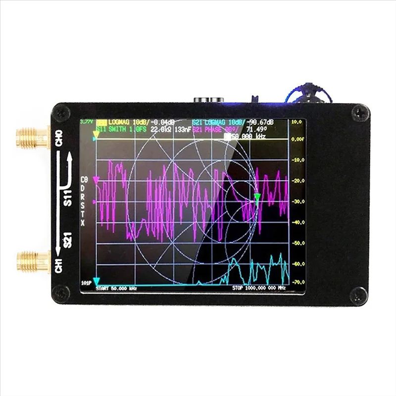 NanoVNA 50kHz-900MHz - Přenosný vektorový síťový analyzátor