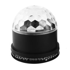 ES-01 RGB LED Křišťálová Koule - Otočné Disco Světlo