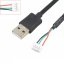USB 2.0 Kabel k PCB, 30 cm, 4P