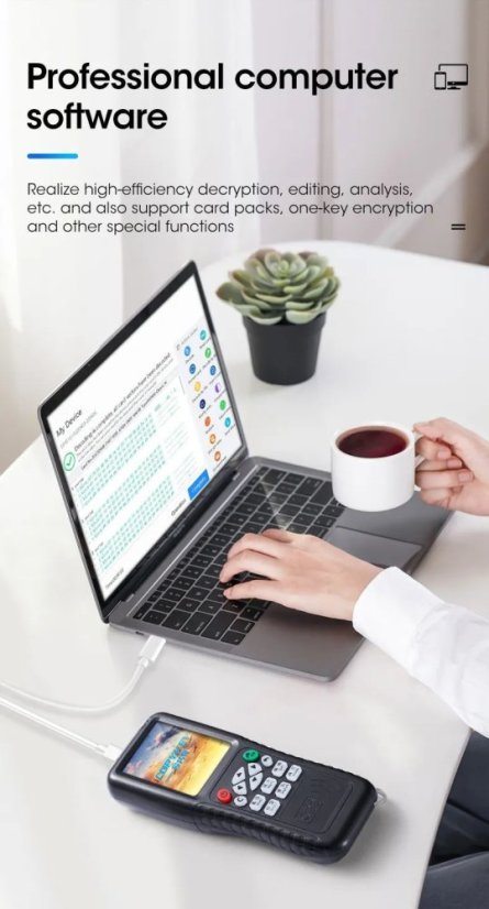 iCopy X100 - Ruční čtečka RFID čipů a karet