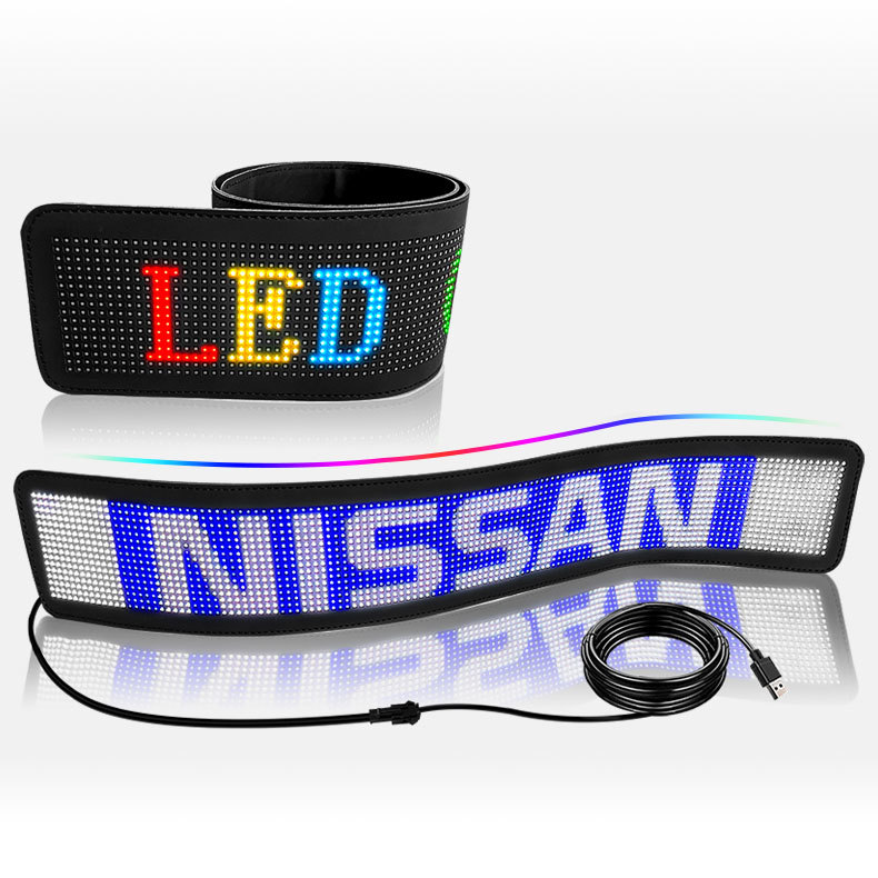 Flexibilná LED značka pre automobil s Bluetooth ovládaním