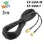SMA anténní kabel RP-SMA M – RP-SMA F, 3/5m