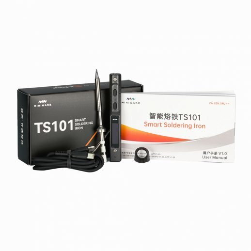 TS101 Digital Soldering Station with OLED Display - Fast and Precise Welding