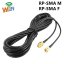 SMA anténní kabel RP-SMA M – RP-SMA F, 3/5m