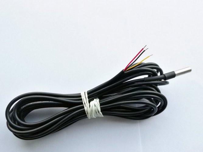 HI-DS53-06 teplotní čidlo DS18B20 25cm - 100% originální čipy z USA