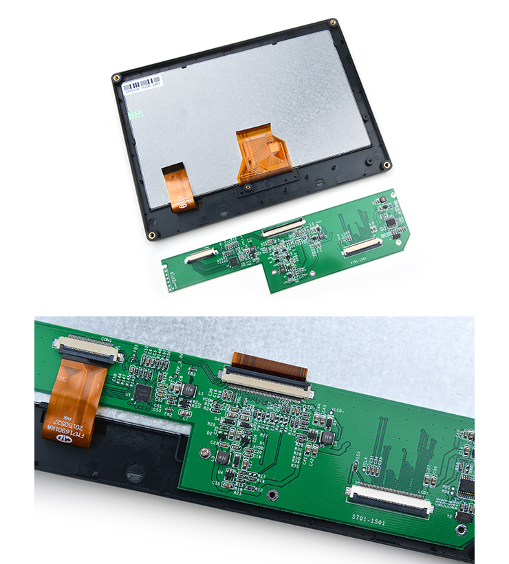 S701 7" 800x480 Kapacitní Dotykový LCD Displej