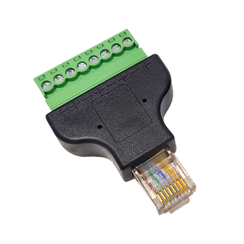 RJ45 na svorkovnici 8pin - šroubová svorka