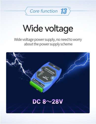 Optoizolovaný převodník ECAN-401 CAN na RS485/232