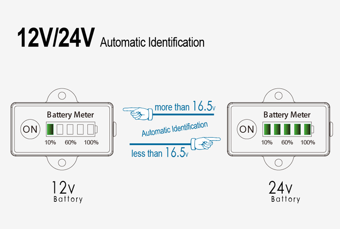 Digital Indicator of Lead Battery Status RL-BI005