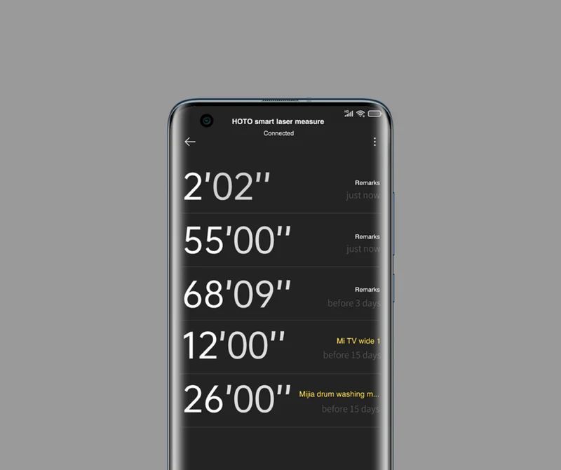 HOTO Smart laserový měřič vzdálenosti a plochy 30m - Nabíjecí