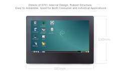 S701 7" 800x480 Capacitive Touch LCD Display