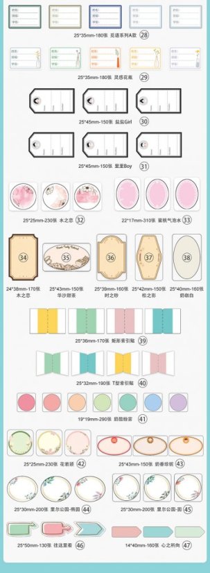 Termotransferové štítky NIIMBOT D101