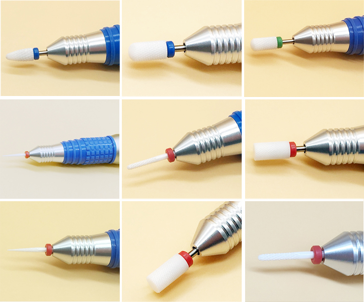 BT012 3XC Ceramic Nail Drill for Professional Use (10 pcs)