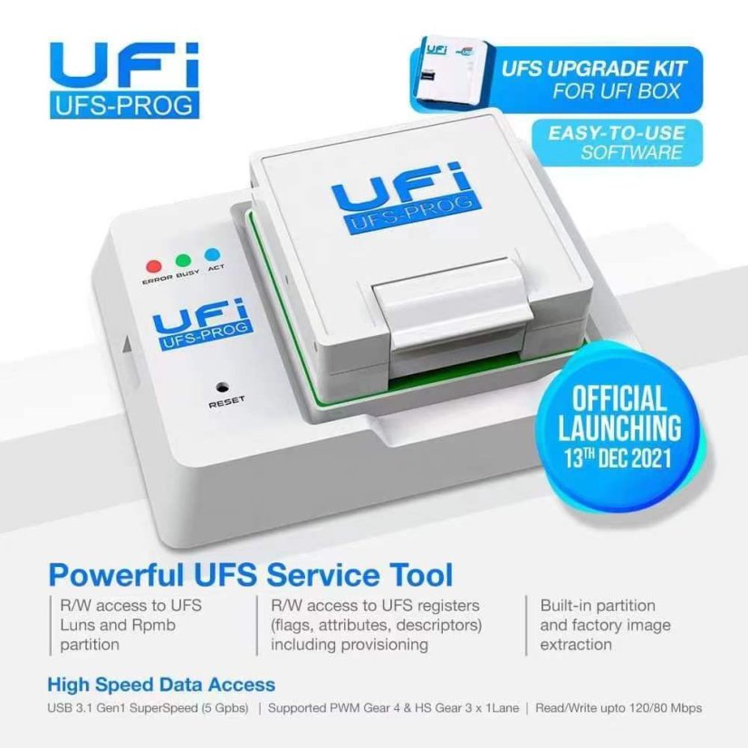UFI-UFS Prog rozšíření pro UFI-BOX