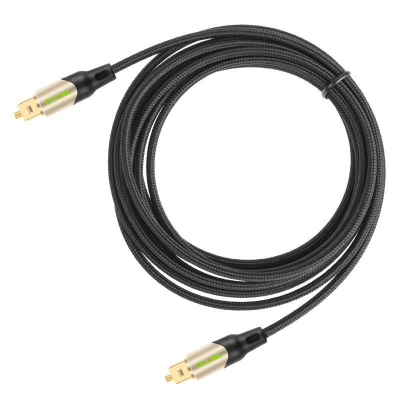 Ce-link 2751 Toslink SPDIF kabel - Metal - Délka: 1m
