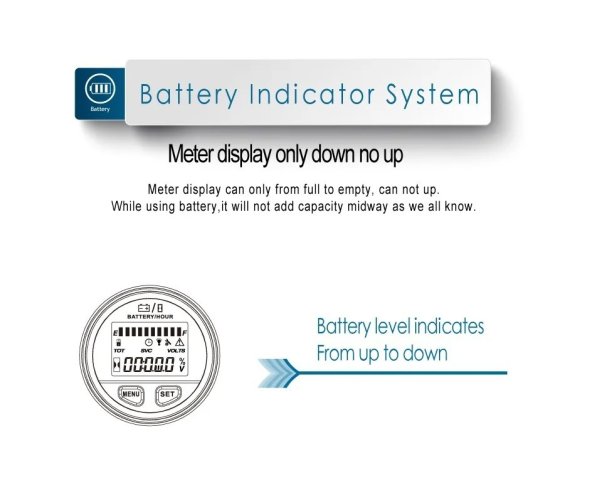 RL-BI012 Digitální Indikátor Stavu Baterie
